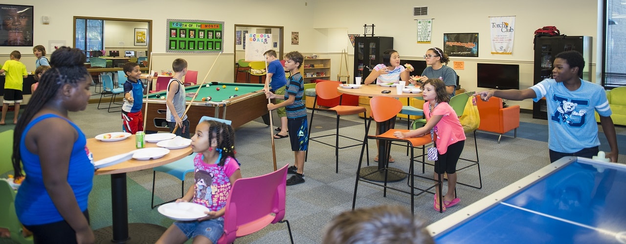 Students in a classroom