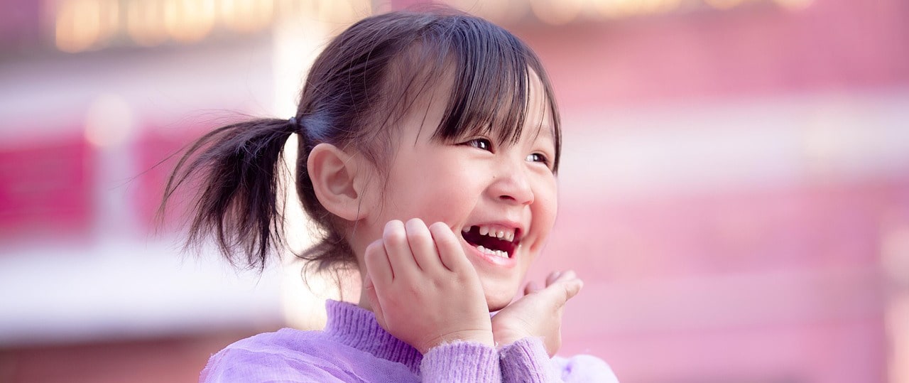 Child laughing
